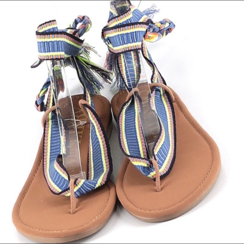 Sam & Libby Ankle Wrap Sandals